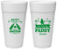 Personalized St Patricks Day 24 oz Foam Cups - Lets Get The Paddy Started | 200014