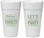 Personalized Birthday 24 oz Foam Cups - 30th | 20017