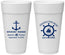 Personalized Birthday 24 oz Foam Cups - 45th Nautical | 20023