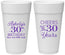 Personalized Birthday 24 oz Foam Cups - Cheers To 30 Years | 20041