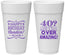 Personalized Birthday 24 oz Foam Cups - 40th | 20044