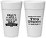 Personalized Birthday 24 oz Foam Cups - 40th | 20045