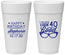Personalized Birthday 24 oz Foam Cups - 40th | 20048