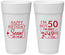 Personalized Birthday 24 oz Foam Cups - 50th | 20080