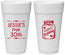 Personalized Birthday 24 oz Foam Cups - 30th Flirty At Thirty | 20087