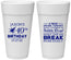 Personalized Birthday 24 oz Foam Cups - 40th | 20088