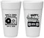 Personalized Birthday 24 oz Foam Cups - 50th Cassette Tape | 20117