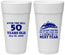 Personalized Birthday 24 oz Foam Cups - 50th Over The Hill | 20124