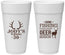 Personalized Birthday 24 oz Foam Cups - 30th Deer Season | 20127