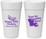 Personalized Birthday 24 oz Foam Cups - 30th Mardi Gras | 20146