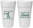 Personalized Wedding 24 oz Foam Cups - Happily Ever After Tractor | 202