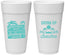 Personalized Birthday 24 oz Foam Cups - Drink Up Beaches | 20206