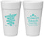 Personalized Birthday 24 oz Foam Cups - 65th Beach | 20210