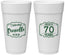 Personalized Birthday 24 oz Foam Cups - Cheers To 70 Years | 20227