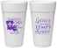 Personalized Birthday 24 oz Foam Cups - 25th Mardi Gras | 20245