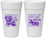 Personalized Birthday 24 oz Foam Cups - 30th Mardi Gras | 20246
