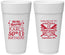 Personalized Birthday 24 oz Foam Cups - 50th Baseball | 20252