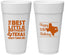 Personalized Birthday 24 oz Foam Cups - 30th Texas | 20265