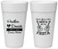 Personalized Wedding 24 oz Foam Cups - Siesta Fiesta Mexico | 207
