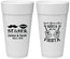 Personalized Wedding 24 oz Foam Cups - Siesta Fiesta Sr Sra | 208