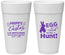 Personalized Easter 24 oz Foam Cups - Eggcited For Hunt Bunny | 210002