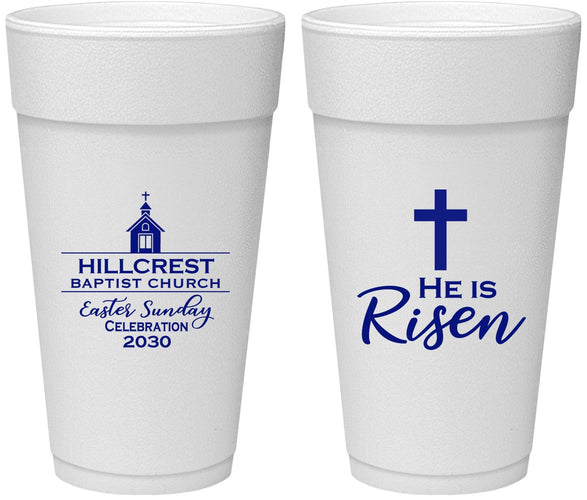 Personalized Easter 24 oz Foam Cups - Easter Sunday | 210021