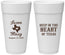 Personalized Wedding 24 oz Foam Cups - Deep In The Heart Of Texas | 214