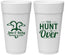 Personalized Wedding 24 oz Foam Cups - The Hunt Is Over Duck | 217