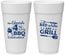 Personalized 4th Of July 24 oz Foam Cups - Red White Grill | 220005