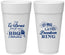 Personalized 4th Of July 24 oz Foam Cups - Bbq Fireworks | 220009
