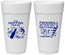 Personalized 4th Of July 24 oz Foam Cups - Beach Red White Blue | 220019