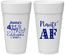 Personalized 4th Of July 24 oz Foam Cups - Nautical Anchor | 220035