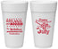 Personalized 4th Of July 24 oz Foam Cups - Red White Booze | 220042