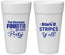 Personalized 4th Of July 24 oz Foam Cups - Stars Stripes | 220047