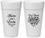 Personalized Wedding 24 oz Foam Cups - Best Friends | 221