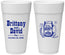 Personalized Wedding 24 oz Foam Cups - The Hunt Is Over Mason Jar | 223