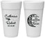 Personalized Wedding 24 oz Foam Cups - Over The Moon In Love | 224