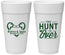 Personalized Wedding 24 oz Foam Cups - The Hunt Is Over Duck | 227