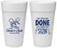 Personalized Wedding 24 oz Foam Cups - Vows Are Done Cruise | 229