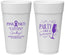 Personalized Awareness 24 oz Foam Cups - Pink Party | 230000