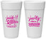 Personalized Awareness 24 oz Foam Cups - Party Like A Survivor | 230005