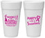Personalized Awareness 24 oz Foam Cups - Party Like A Survivor | 230006