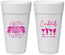 Personalized Awareness 24 oz Foam Cups - Beach Party | 230007