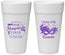 Personalized Awareness 24 oz Foam Cups - Masquerade | 230008