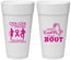 Personalized Awareness 24 oz Foam Cups - Give Cancer A Boot | 230011
