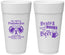 Personalized Awareness 24 oz Foam Cups - Brats Boobs Beer | 230012