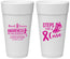 Personalized Awareness 24 oz Foam Cups - Steps For A Cure | 230014