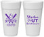 Personalized Awareness 24 oz Foam Cups - Baseball Strick Out | 230016
