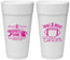 Personalized Awareness 24 oz Foam Cups - Football Tackle | 230019