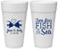 Personalized Wedding 24 oz Foam Cups - Two Less Fish In The Sea | 231